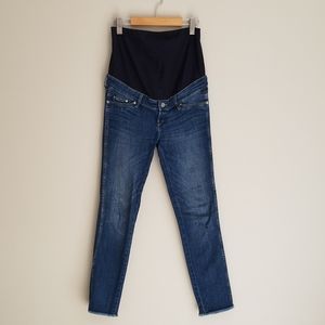 Maternity High Ankle Skinny Jeans